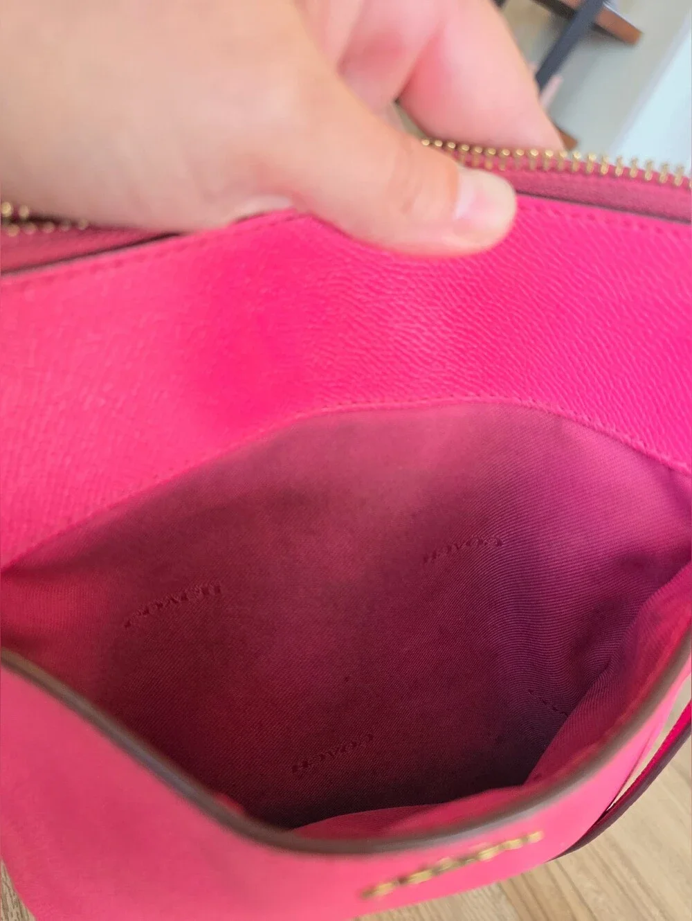 Coach Pink Crossbody Bag